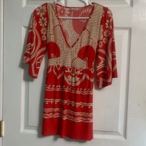 Red and white Blouse